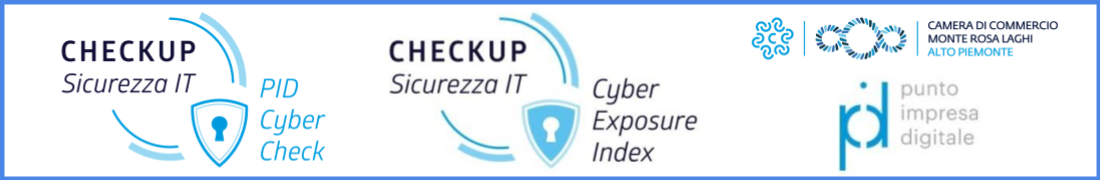 Loghi Servizi CHECKUP Sicurezza IT Cybersecurity