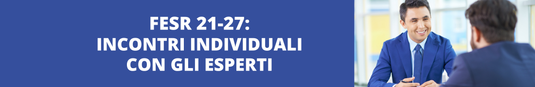FESR 21-27: incontri individuali con gli esperti a Baveno FESR 21-27: incontri individuali con gli esperti a Baveno