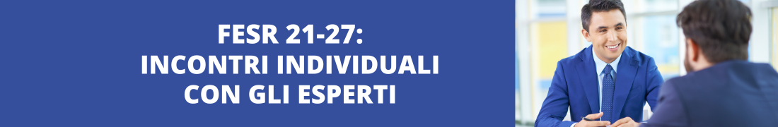 FESR 21-27: incontri individuali con gli esperti a Baveno