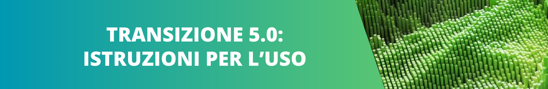 Transizione 5.0: istruzioni per l'uso Transizione 5.0: istruzioni per l'uso
