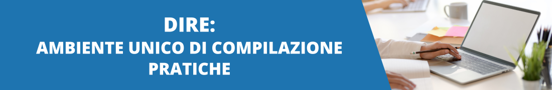 Webinar DIRE: ambiente unico di compilazione pratiche Webinar DIRE: ambiente unico di compilazione pratiche